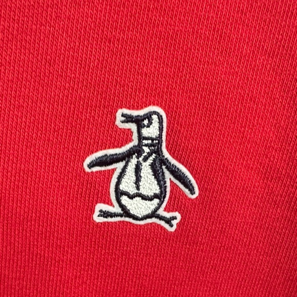 Original Penguin Red Zip-Up Sweater for Men - Picture 4 of 5